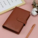 A6 PU Leather Notebook Binder Binder Refillable Paper With Pretty Ring Binders Binder Cover For Personal Planner Budget Organizer