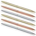 24 Pcs Ballpoint Pens Simple Metal Ballpoint Pens Writing Pens Office School Supplies