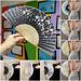 lsiaeian Floral Hand Fan Chinese Vintage Style Folding Fan Silk Handheld Fan Foldable Bamboo Framed Foldable Fan Fabric Silk Fan with Elegant Tassel Decorative Folding Fan for Party Women