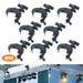 Miumaeov 8 Pack Stage Lighting Clamps Heavy Duty DJ Light Truss For 40-52mm Load 330lbs Aluminum Alloy Clamps