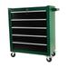 Lockable Rolling Tool Chest with 5 Storage Drawers Portable Metal Tool Box Cart with Wheels and Locking System Tool Trolley Organizer for Garage Warehouse Workshop Green