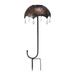 Bouanq Bird Feeders for Outdoors Window Bird Feeder Solar Wrought Iron Umbrella Projection Ground Lamp Courtyard Aisle Decoration Hollow Projection Lamp on Clearance