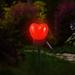 Tosmy Valentines Day Gifts 2 Pack Solar Garden Lights Led Solar Valentine s Day Lawn Tree Plug Lights Outdoor Stakes Decorations Home Decor
