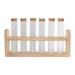 1 Set of Household Test Tube Displaying Glass Tube Kitchen Tube Holder Home Accessory
