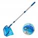 Pool Landing Net with Telescopic Pole Swimming Pool Skimmer Net Leaf Clean Net for Swimming Pool Spas