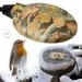 Bird Bath Heater for Outdoors in Winter Birdbath Water Heater De-Icer Bird Bath Deicer Full-Covered Aluminum US Plug