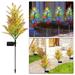 WSBDENLK Solar Christmas Tree Lights Garden Outdoor Waterproof Yard Decoration / Stake Decor Lights Xmas Decorative Multi-Color Flickering Pinelights Yard Lights Outdoor Solar Powered