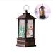 Christmas Candle Lantern Decorative Lantern with Led Candle Battery Operated Hanging Lanterns Flameless Candle Lantern for Xmas Christmas Indoor Outdoor Use