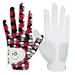 FINGER TEN Golf Gloves Men Left Hand Right with Ball Marker USA Flag Blue Camo Plaid Pack Mens Leather Golf Glove All Weather Grip Small Medium ML Large XL