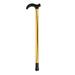 Huanledash Walking Stick with Ergonomic Handle 2 Section Length Adjustable Stable Anti-Skid Crutch Hiking Cane for Women Men