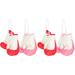 4 Pairs Mini Boxing Gloves Miniature Boxing Gloves Souvenirs for Christmas Decorations