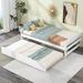 Twin Size Solid Wood Platform Bed with Twin Trundle