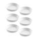 Abode Homewares by TarHong Edge Matte White Low Bowl, 8.5"/29.5 oz. Set of 6