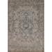 Beige Tabriz Persian Vintage Rug Hand-Knotted Wool Carpet - 6'5" x 9'2"