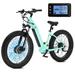 Docred Electric Bike for Adults 26 x4 Fat Tire 1000W Ebike Electric Bike with Dual Motor Mountain Beach Off Road E Bike Electric Bicycle with Dual Hydraulic Disc Brakes