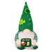 FNGZ 2024 Desktop Ornament 1PC Irish Festival Green Gnomes Plush Decor Faceless Gnome Plush Doll Irish Festival Figurine Gnomes Home Table Ornaments