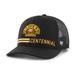 Men's '47 Black Boston Bruins 100th Anniversary Collection Railway Trucker Adjustable Hat