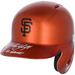 Mike Yastrzemski San Francisco Giants Autographed Alternate Chrome Mini Batting Helmet with "Go Giants" Inscription - Fanatics Exclusive