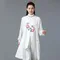 Tai Chi Kleidung Frauen Wushu Kleidung Kung Fu Wettbewerb Kleidung Kampfkunst Uniform Falten Kostenloser Hand Gemalt 2022 Weiß