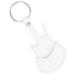 Pick Holder Keychain Guitar Picks Plectrum Storage Cases Instrument Accessory Organizer for Acoustic Guitar Guitar Folk Guitar White