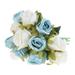TRINGKY 12 Heads Simulation Artificial Rose Flower Silk Bouquet Wedding Party Home Decor