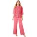 Plus Size Women's Popover Lace Jumpsuit by Jessica London in Tea Rose (Size 28 W)