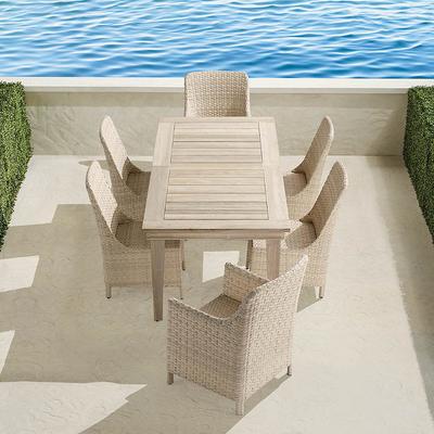 Ashby 7-pc. Dining Set in Shell Finish - Frontgate