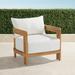 Porticello Teak Lounge Chair - Colome Tile Indigo - Frontgate