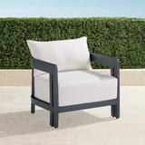 Porticello Lounge Chair in Matte Black Aluminum - Leaf - Frontgate