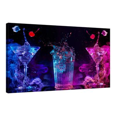 Elephant Stock 45" x 30" Party Cocktails Canvas Wall Art