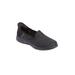 Women's Hands-Free Slip-Ins™ Captivating Flat by Skechers in Black Medium (Size 10 M)