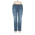 Joe's Jeans Jeans - Low Rise: Blue Bottoms - Women's Size 32