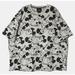 Disney Tops | Disney Mickey Mouse T Shirt Xxl Multicolor Gray Black Artist Series All Over | Color: Black/Gray | Size: Xxl