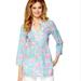 Lilly Pulitzer Tops | Lilly Pulitzer Sarasota Lobster Roll Dress Tunic Small Beaded Pink Blue Resort | Color: Blue/Pink | Size: S