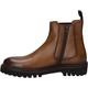 Josef Seibel Men Chelsea Boots Romed 02, Men´s Ankle Boots,Width G (Regular),Removable Insole,Low Boots,Half Boots,Flat,Brown (Cognac),43 EU / 9 UK