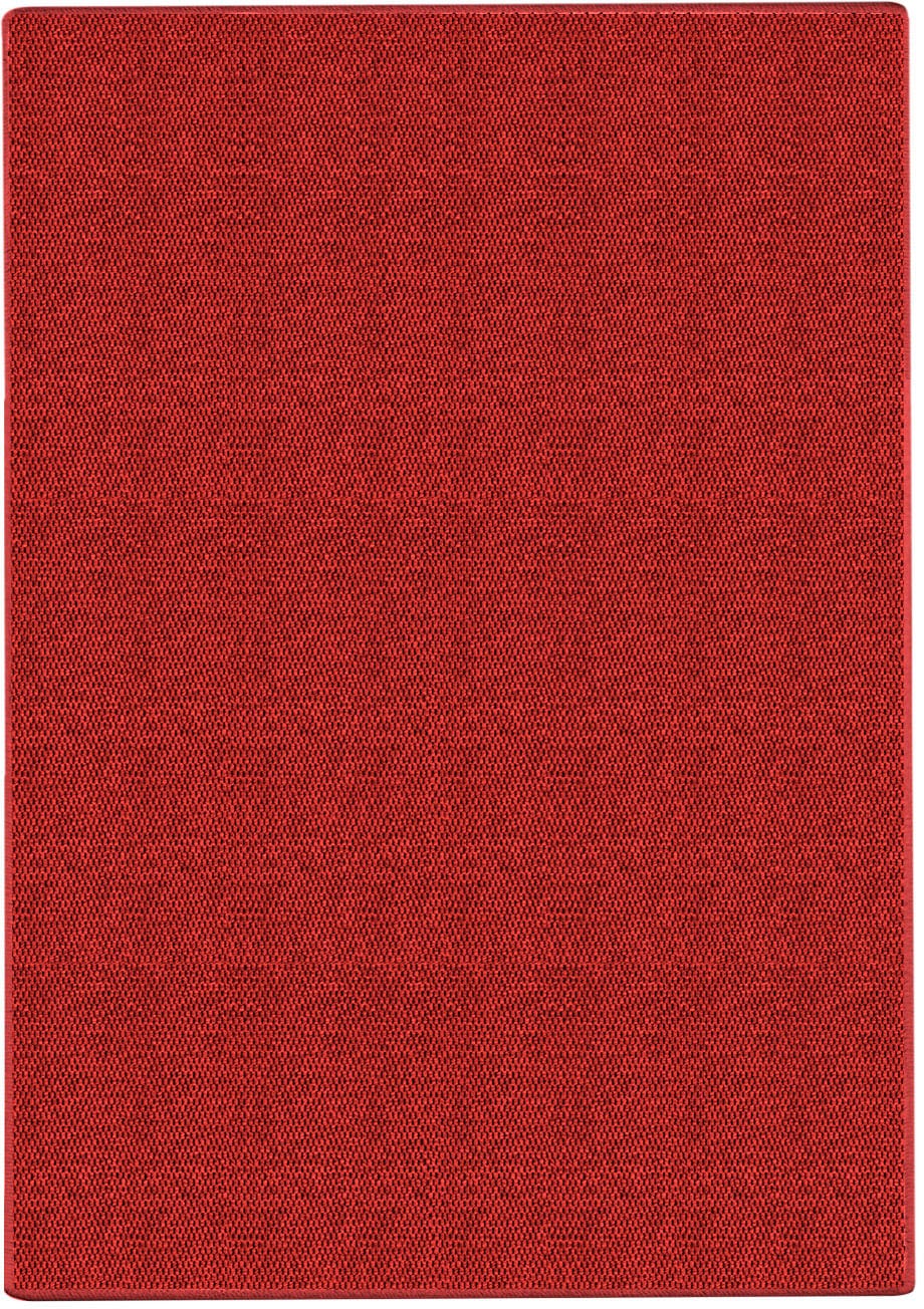 Teppich MY HOME "Sisalteppich "Natur", rot, B:100cm H:8mm L:100cm, Sisal, Teppiche, Teppich, Teppich in verschiedenen Farben & Größen, raumklimaregulierend