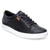 Sneaker ECCO "SOFT 7 W", Damen, Gr. 40, schwarz, Leder, sportlich, Schuhe, mit Label, Freizeitschuh, Halbschuh, Schnürschuh, schmale Form