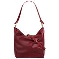 Shopper SAMANTHA LOOK Gr. B/H/T: 39 cm x 31 cm x 13 cm onesize, rot Damen Taschen Handtaschen echt Leder, Made in Italy