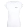 T-Shirt MERCHCODE "Damen Ladies Love Yourself First Extended Shoulder Tee" Gr. XXL, weiß (white) Herren Shirts T-Shirts