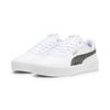 Sneaker PUMA "Carina 2.0 Animal Update Sneakers Mädchen", Kinder, Gr. 35.5, weiß (weiß mineral gray gold), Obermaterial: Textil, Synthetik; Futter: Textil; Innensohle: Textil; Laufsohle: Gummi, Schuhe