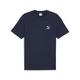 T-Shirt PUMA "CLASSICS mit kleinem Logo Herren" Gr. XL, blau (club navy blue) Herren Shirts T-Shirts