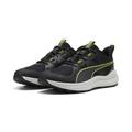 Laufschuh PUMA "Reflect Lite Trailrunning-Schuhe Erwachsene" Gr. 40, schwarz (black cool dark gray lime pow green) Schuhe Laufschuhe