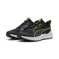 Laufschuh PUMA "Reflect Lite Trailrunning-Schuhe Erwachsene" Gr. 44.5, schwarz (black cool dark gray lime pow green) Schuhe Laufschuhe