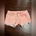 American Eagle Outfitters Shorts | American Eagle Outfitters Neon Peach Midi Shorts Sz 2 | Color: Orange/Pink | Size: 26