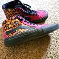 Vans Shoes | Like New Vans Ultra Cush High Top Skate Shoes | Color: Orange/Purple | Size: 7