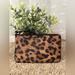 Michael Kors Bags | Michael Kors Leather Leopard Print Zip Wallet Wristlet | Color: Brown | Size: Os