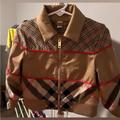 Burberry Jackets & Coats | Burberry Liam Check Mixed Bomb Bomber Jacket | Color: Tan | Size: 12mb