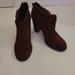 Nine West Shoes | Like New Nine West Kitrar Heeled Boots In Brown Suede, 8.5m | Color: Brown | Size: 8.5