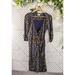 Anthropologie Dresses | Anthropologie Vanessa Virginia Women's Lena Wrap Dress Paisley Print Size Xs | Color: Gold/Gray | Size: Xs