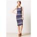 Anthropologie Dresses | Anthropologie Maeve Edisto Column Striped Dress Blue And White | Color: Blue/White | Size: Xs